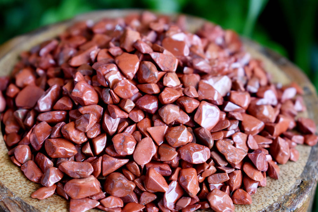 Red Jasper Crystal Chips. | gemstone chips | Wiccan Center