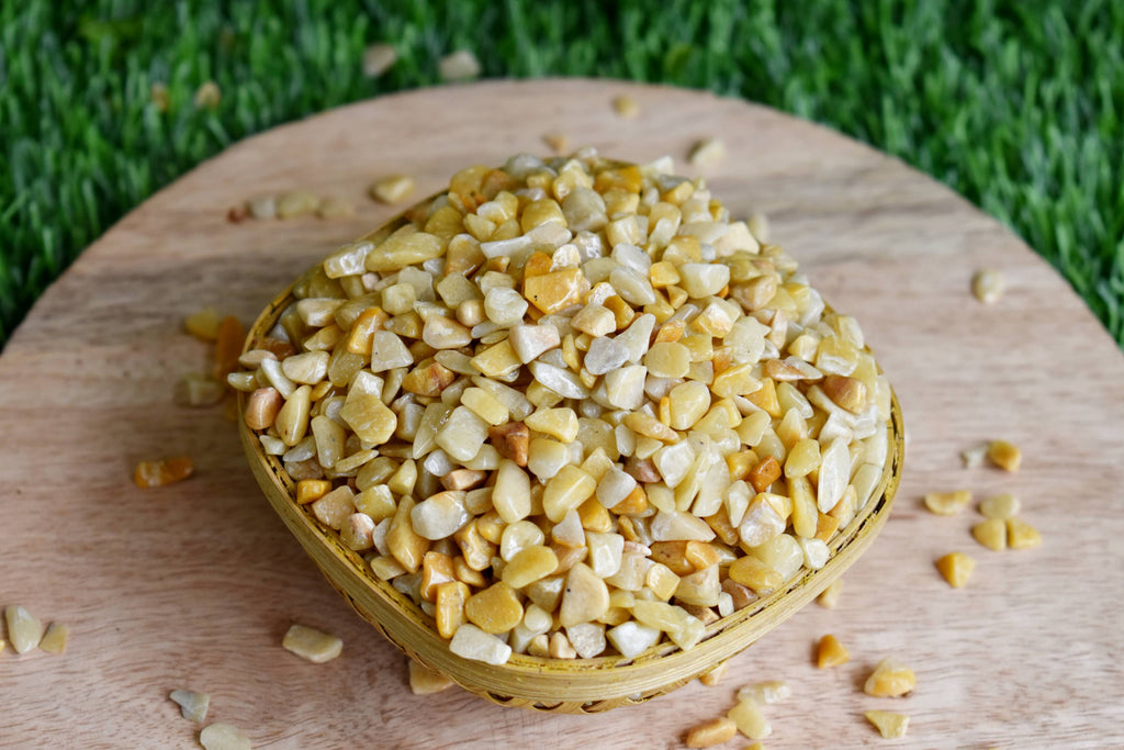 Raw Yellow Aventurine Crystal Chips. | gemstone chips | Wiccan Center