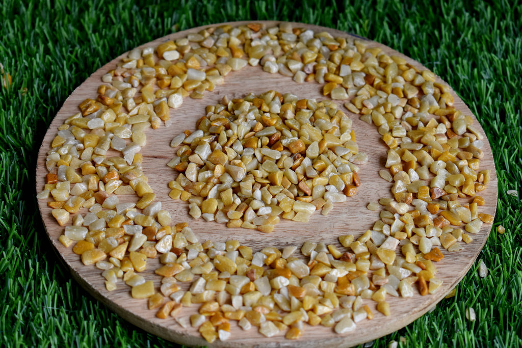 Raw Yellow Aventurine Crystal Chips. | gemstone chips | Wiccan Center