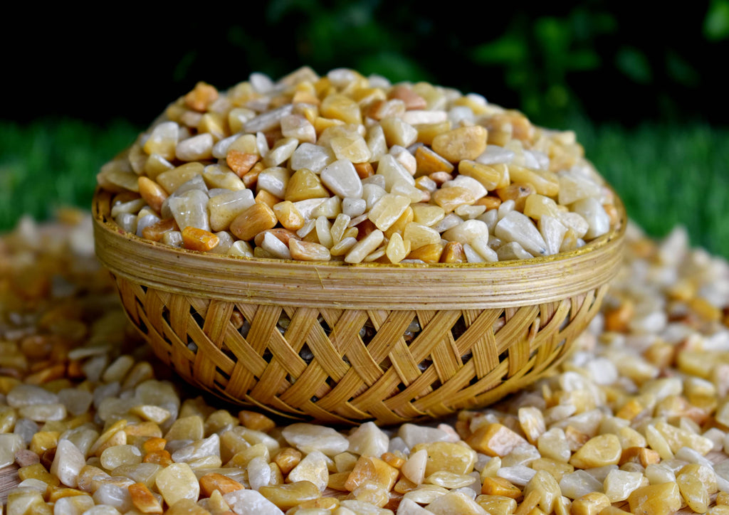 Raw Yellow Aventurine Crystal Chips. | gemstone chips | Wiccan Center