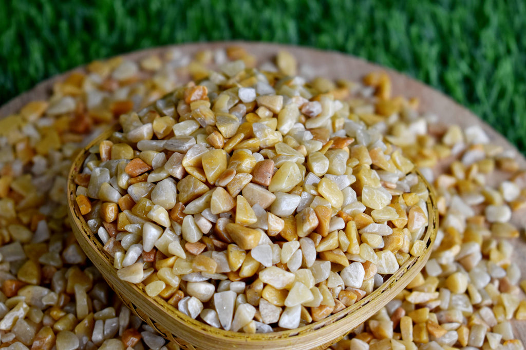Raw Yellow Aventurine Crystal Chips. | gemstone chips | Wiccan Center