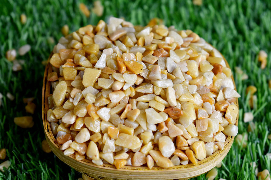 Raw Yellow Aventurine Crystal Chips. | gemstone chips | Wiccan Center