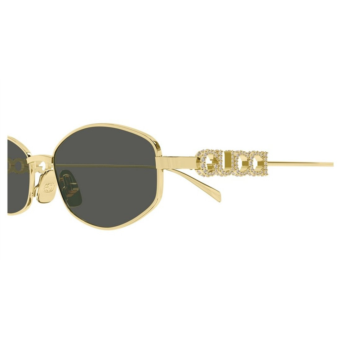 GUCCI Elegant Round Frame Women's Sunglasses