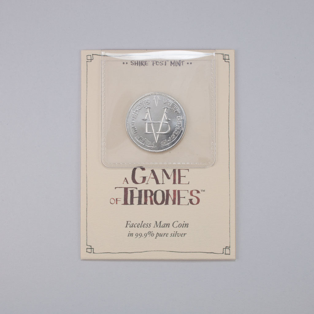 Pure Silver Coin of the Faceless Man