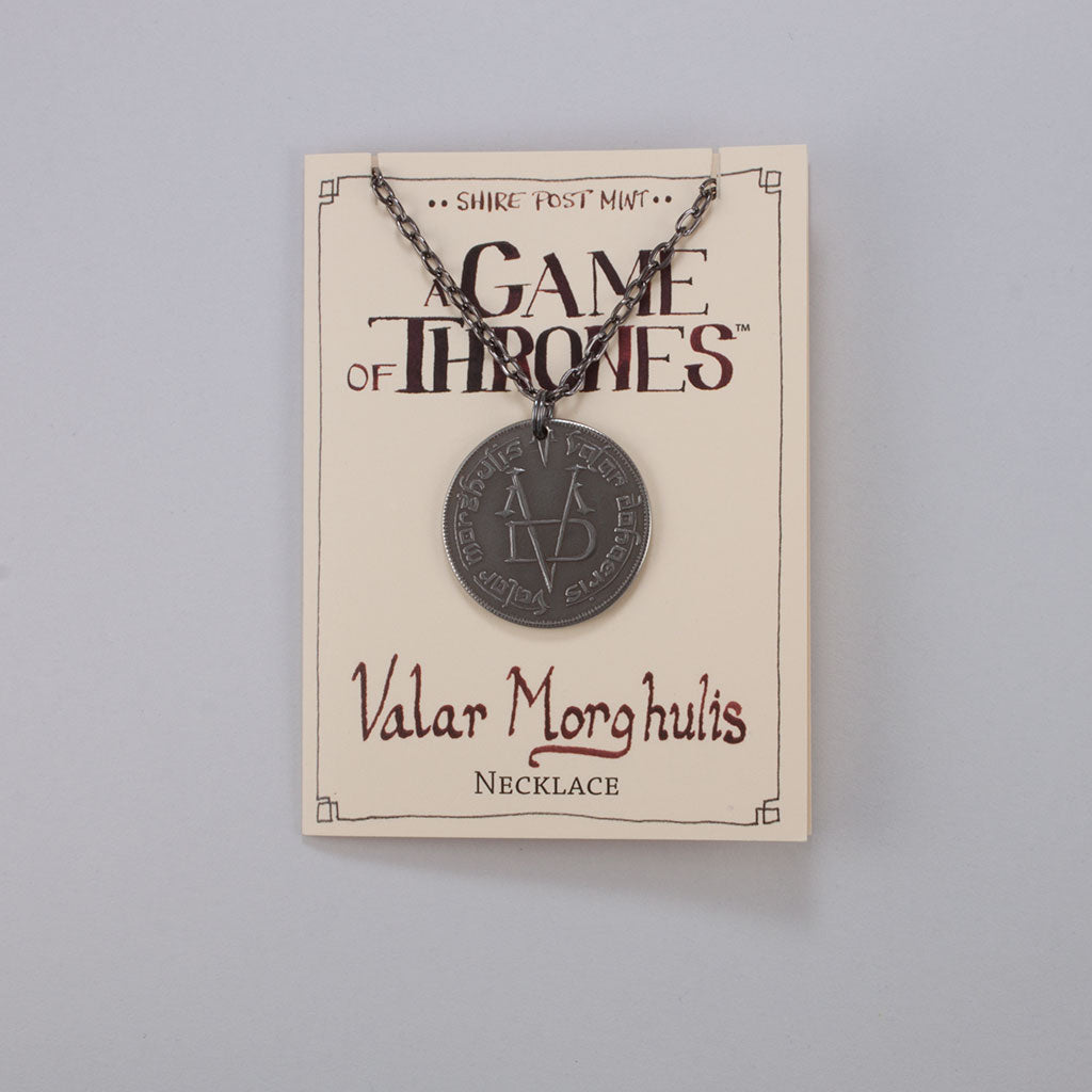 Valar Morghulis Necklace The Faceless Man | Necklaces | Wiccan Center