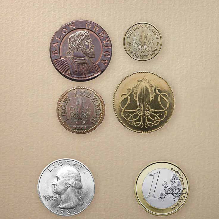House Greyjoy Set of Four Coins | Artwork | Wiccan Center