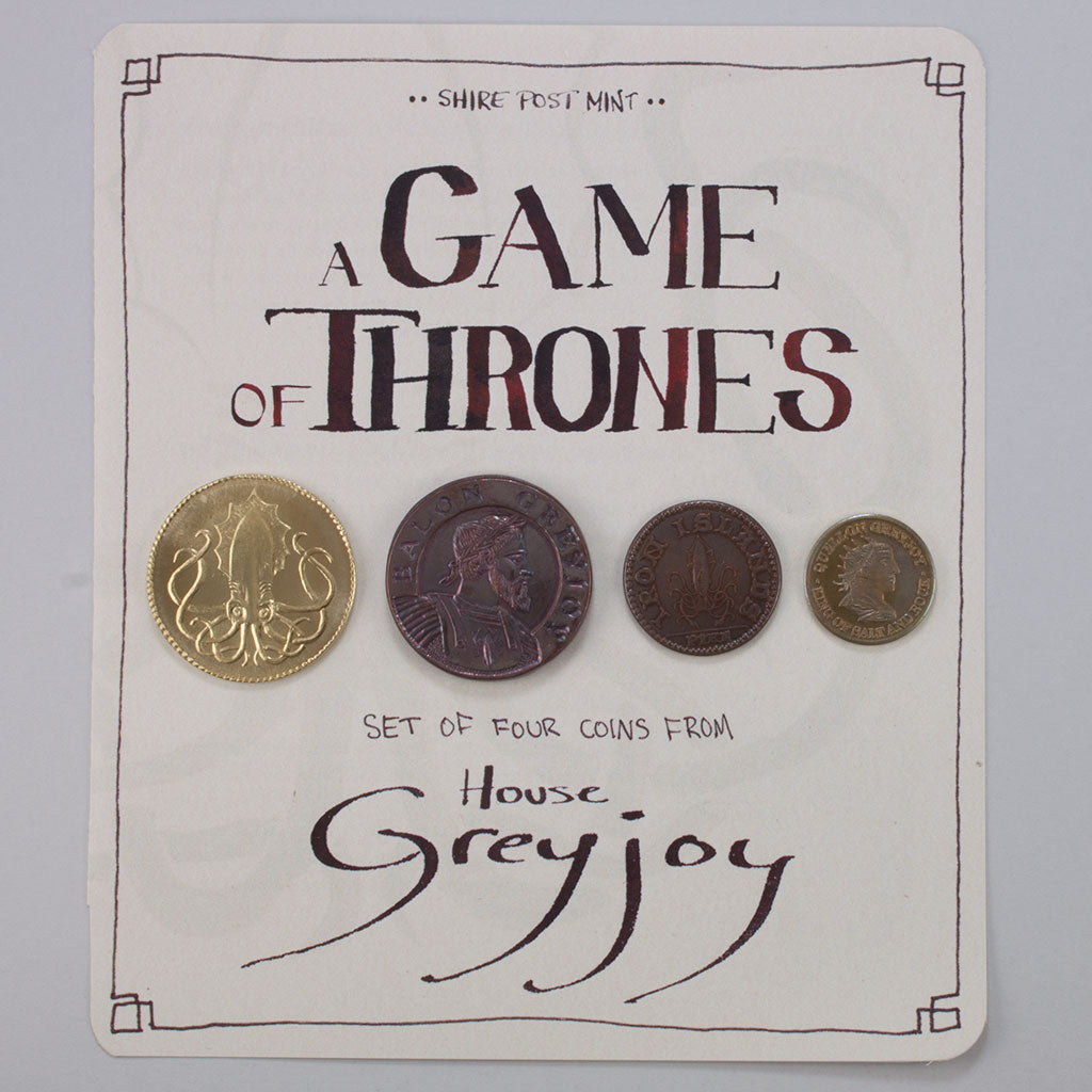 House Greyjoy Set of Four Coins | Artwork | Wiccan Center