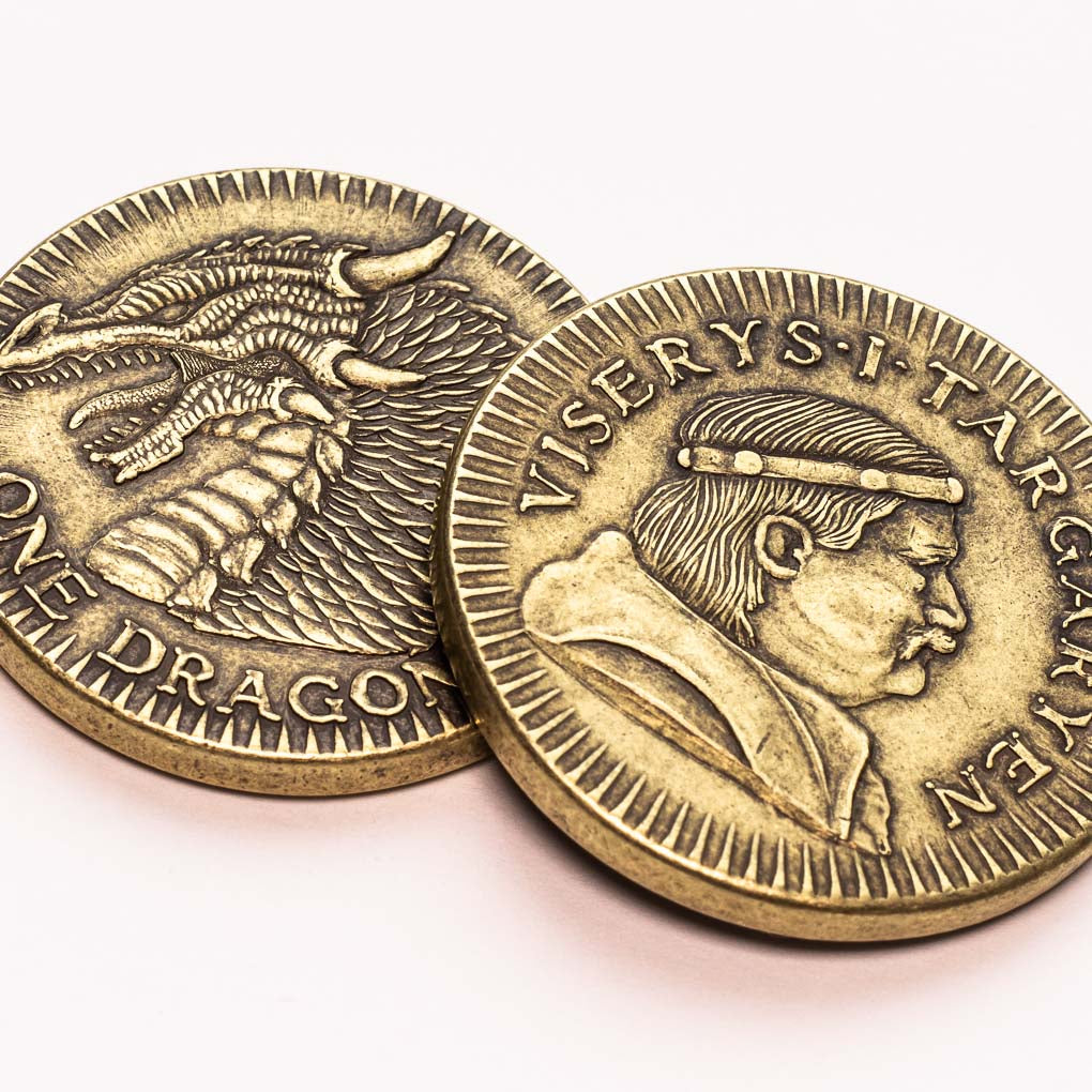 Viserys I Targaryen Golden Dragon in solid brass | Artwork | Wiccan Center