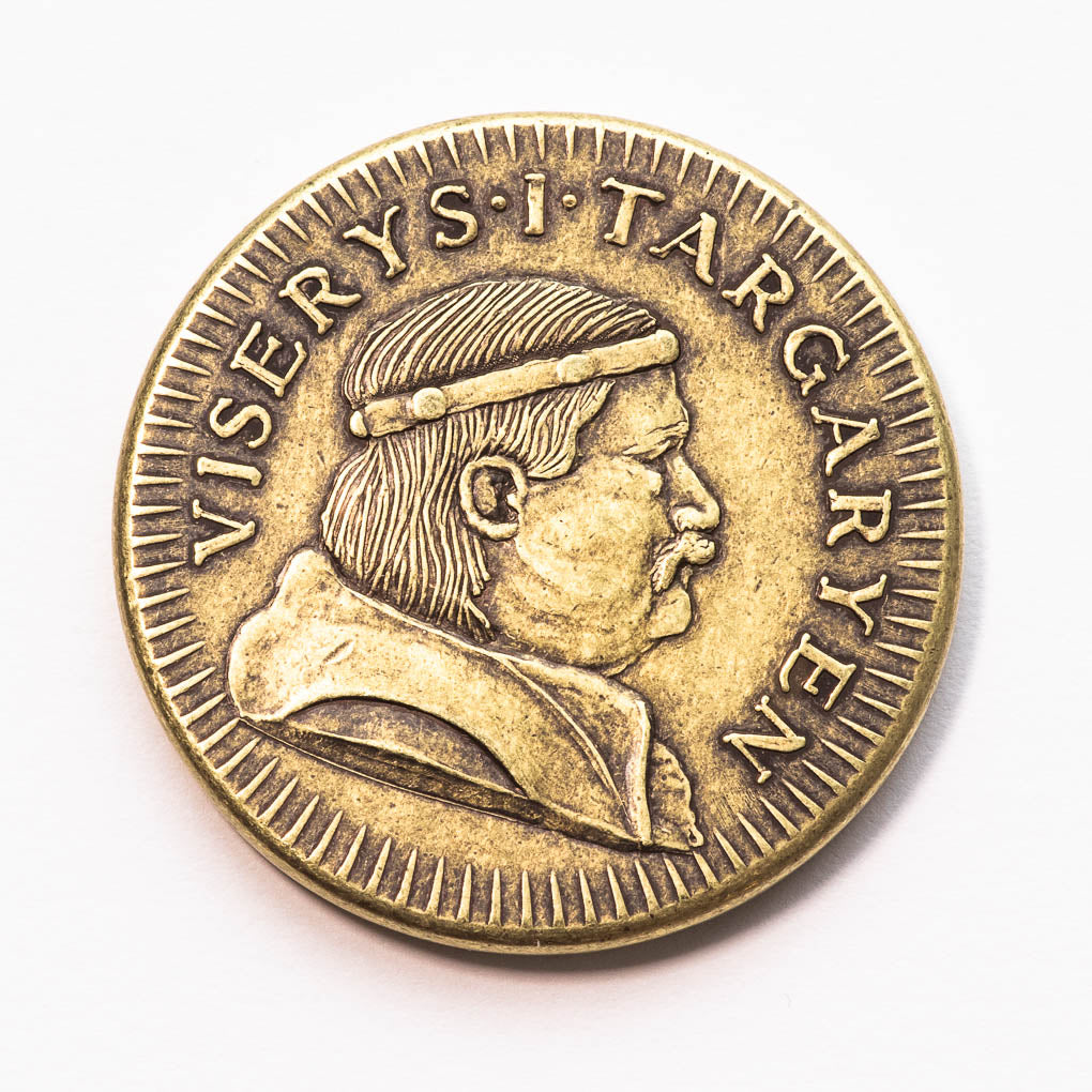 Viserys I Targaryen Golden Dragon in solid brass | Artwork | Wiccan Center