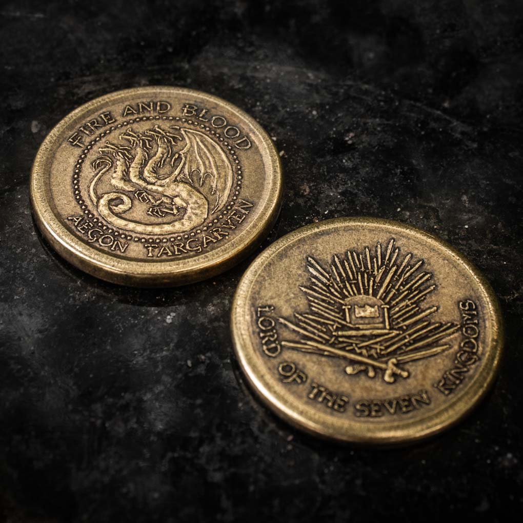 Aegon Targaryen Golden Dragon Coin | Artwork | Wiccan Center