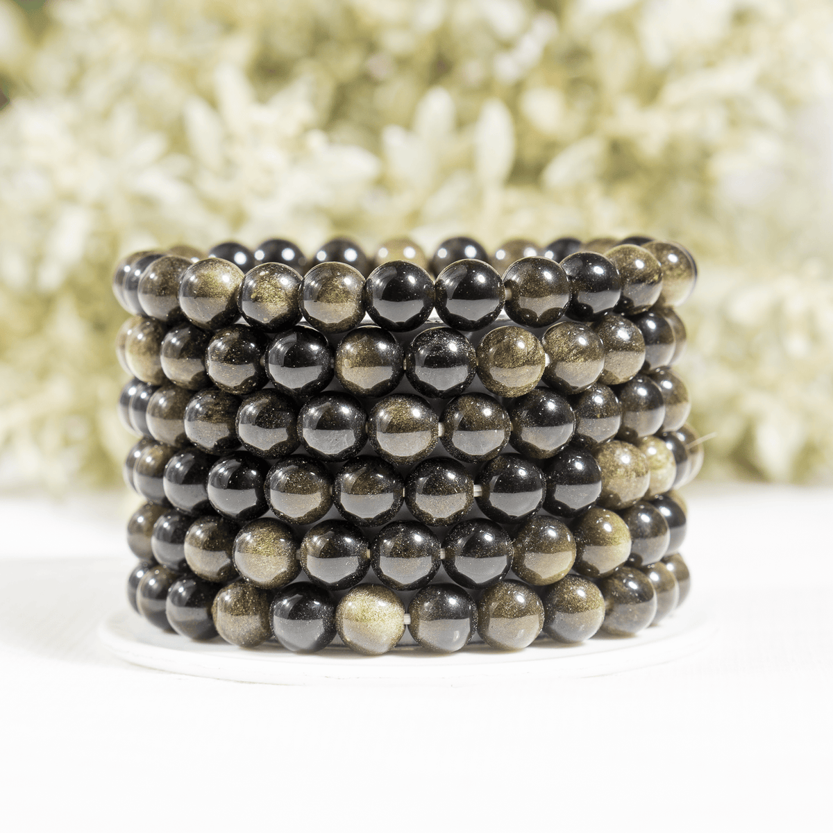 Golden Obsidian Bracelet (Trauma and Releases Imbalances, Negative Energies)