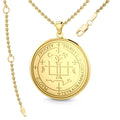 Archangel Gabriel Sigil Pendant In Solid Gold Jewelry GPD2819 Spiritual Protection Charm