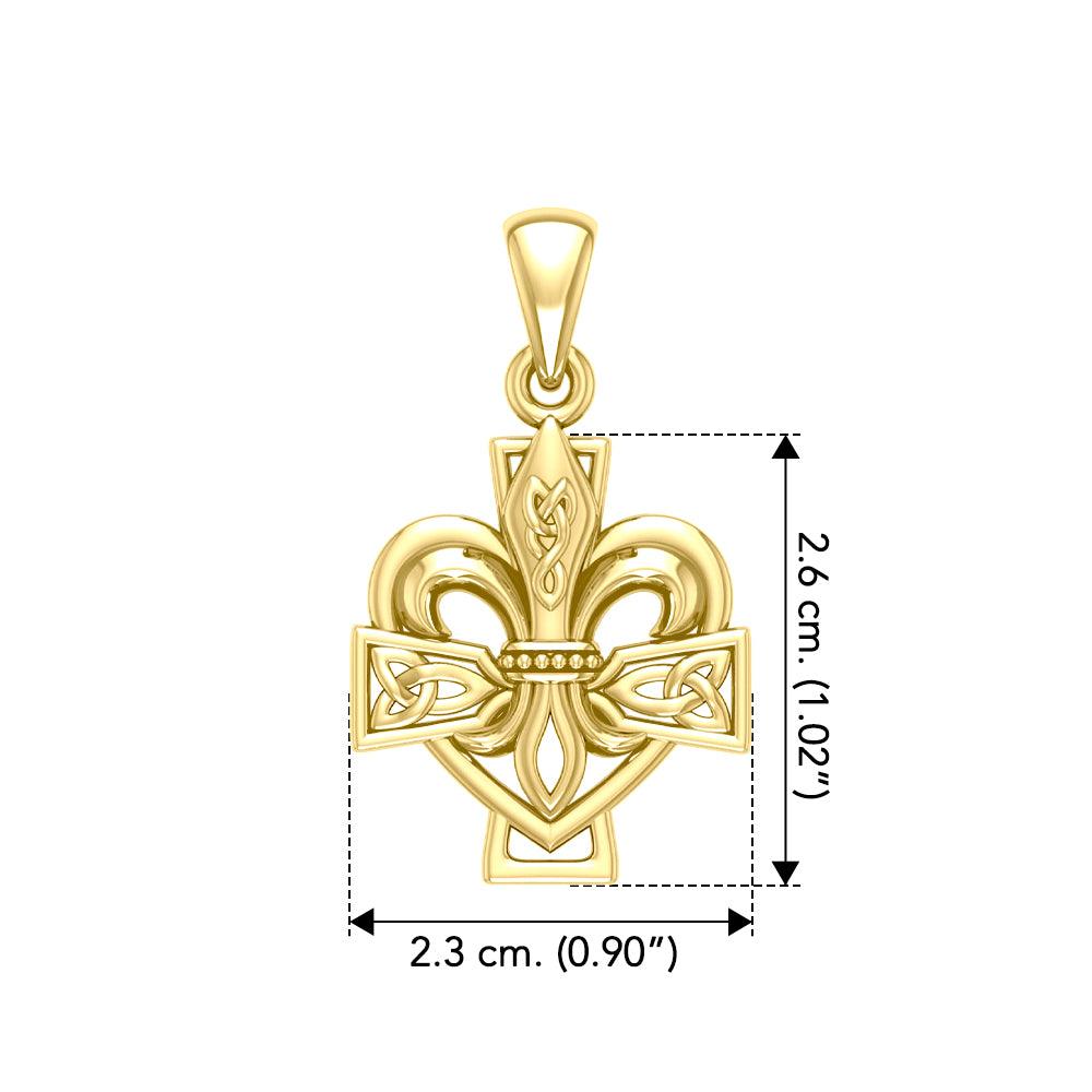 Fleur-de-Lis and and Celtic Cross GPD6068