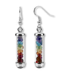 7 Colors Earrings for Chakra Energy, Balance & Wellbeing | Gem Power | Wiccan Center