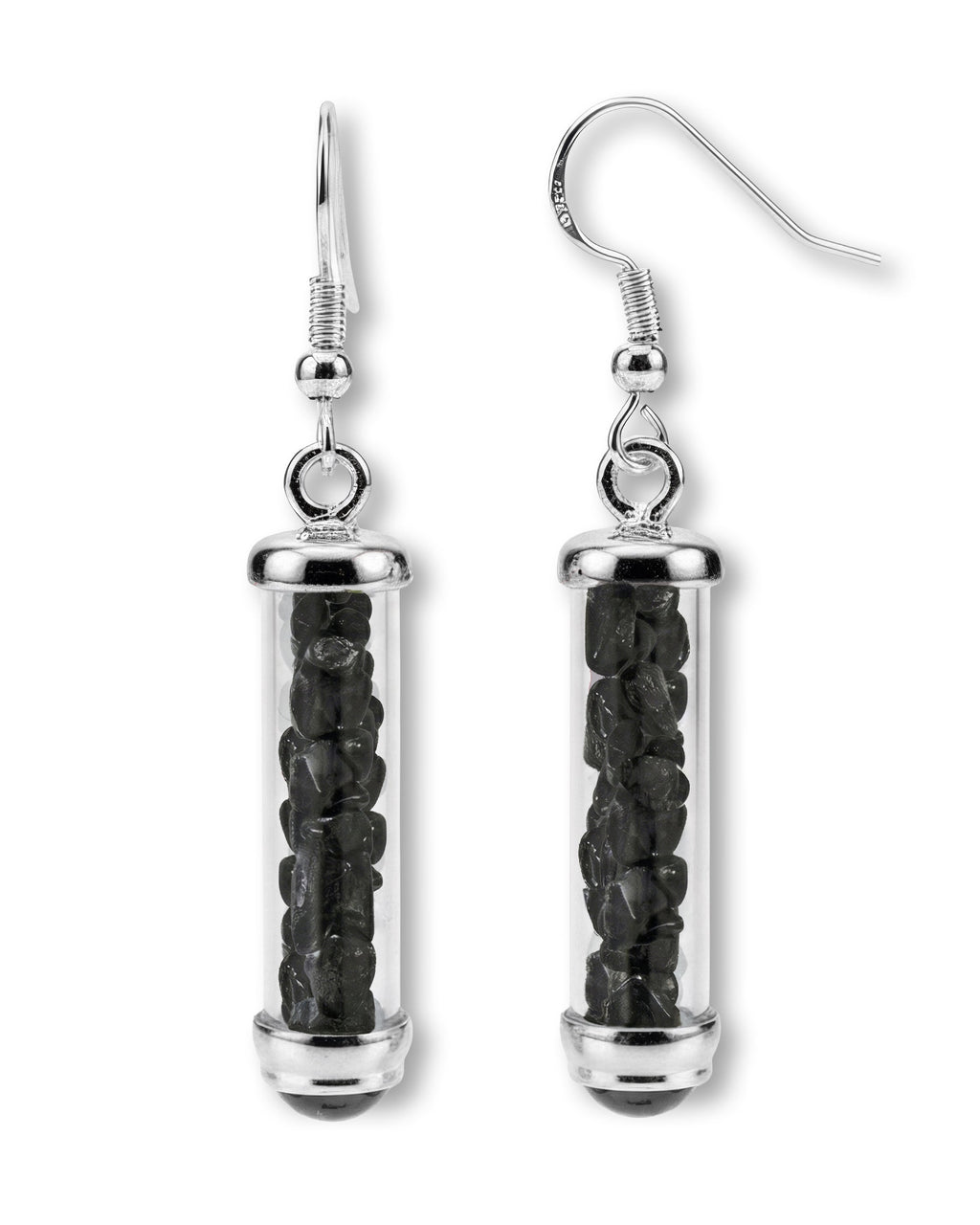 Black Tourmaline Earrings for Protection, Grounding & Clearing Energy | Gem Power | Wiccan Center