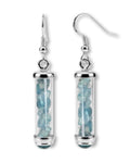 Blue Topaz Earrings for Wisdom, Communication & Focus | Gem Power | Wiccan Center