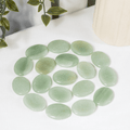 Green Aventurine Pocket Stones (Emotional Understanding and Cleansing) | Worry & Palm Stones | Wiccan Center