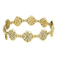 14K Gold Celtic Four Point Knot Bracelet GTBG072 Timeless Four Point Celtic Knot Jewelry
