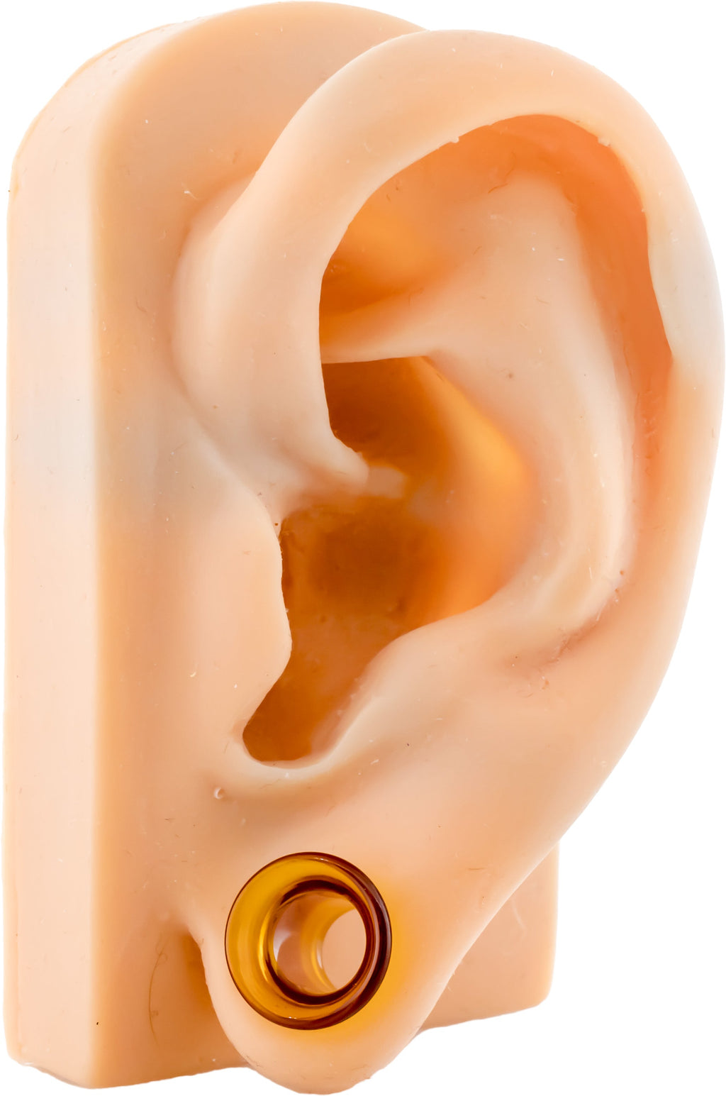 Pair Amber Double Flare Tunnels | | Wiccan Center