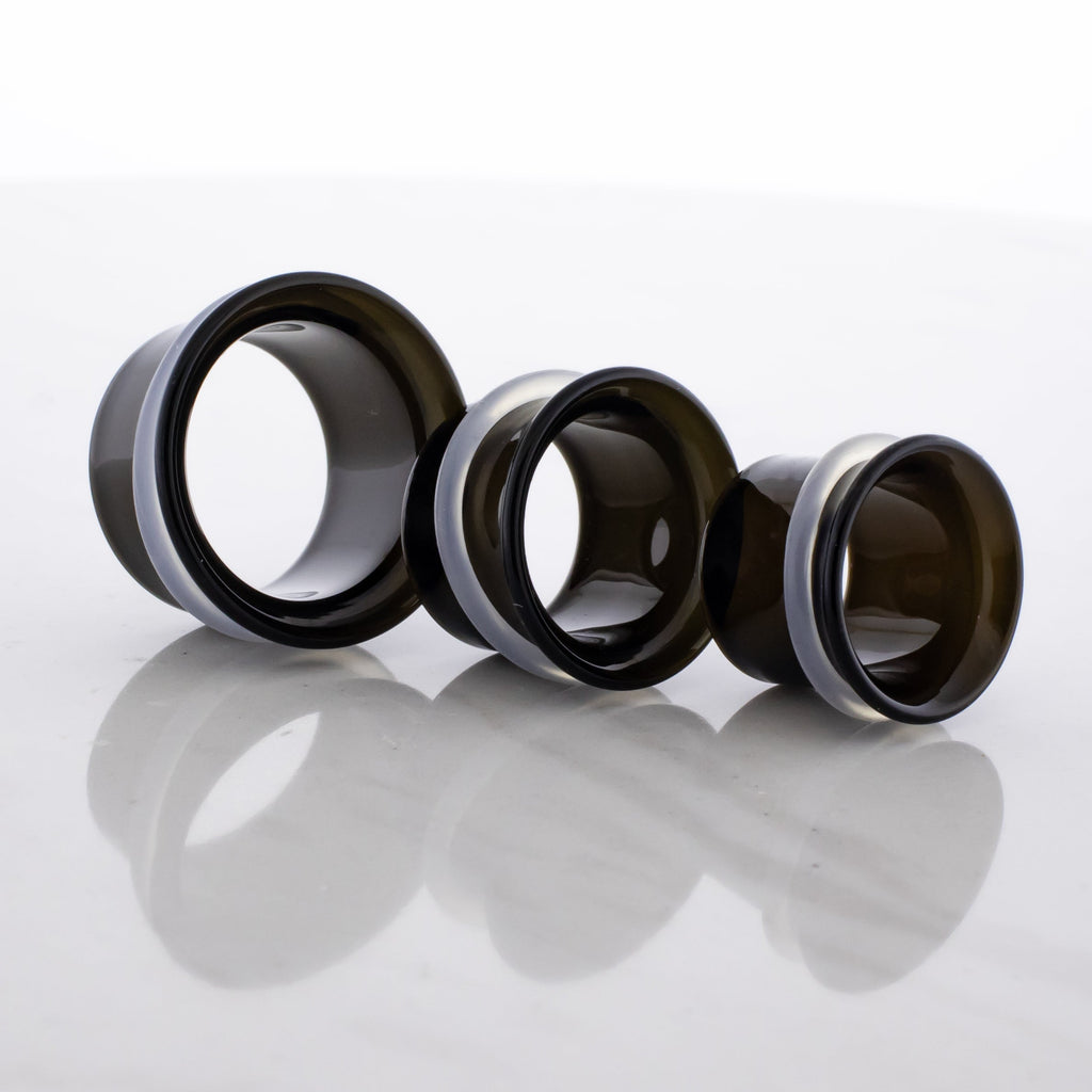 Pair Black Single Flare Tunnels | | Wiccan Center
