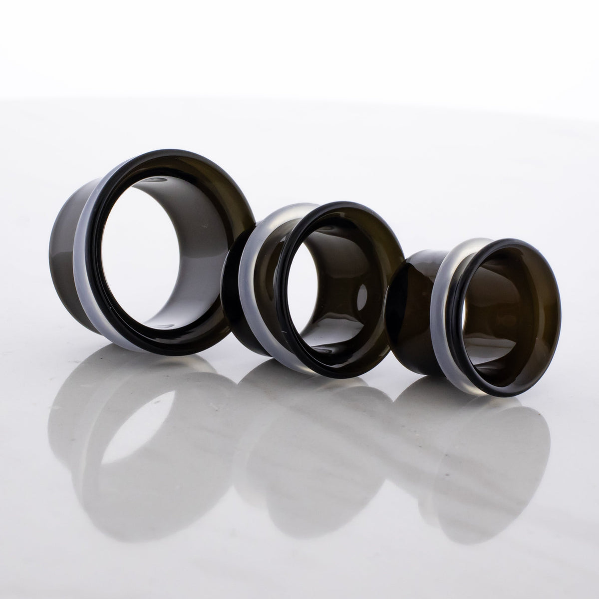 Pair Black Single Flare Tunnels | | Wiccan Center