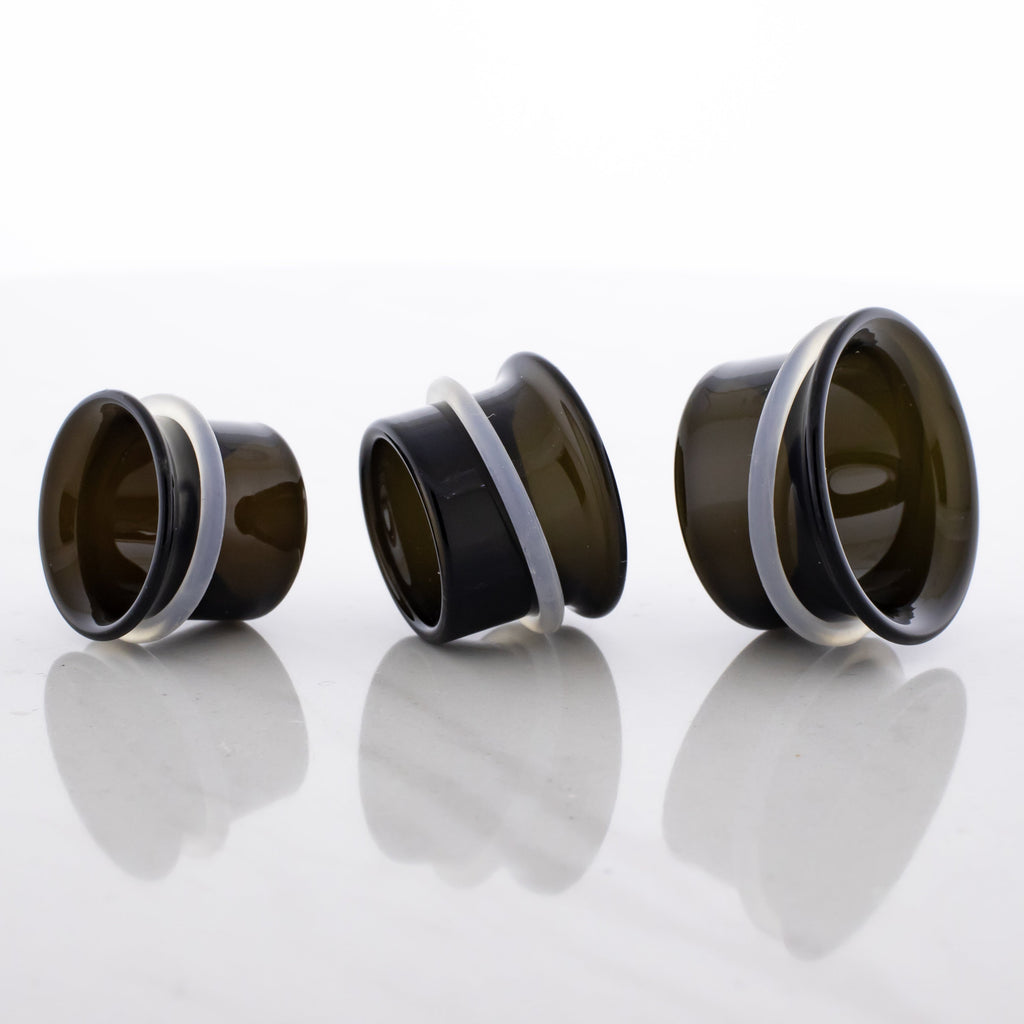 Pair Black Single Flare Tunnels | | Wiccan Center