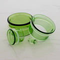 Pair Transparent Green Single Flare Tunnels | | Wiccan Center