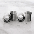 Pair Tuxedo Glass Single Flare Tunnel | | Wiccan Center