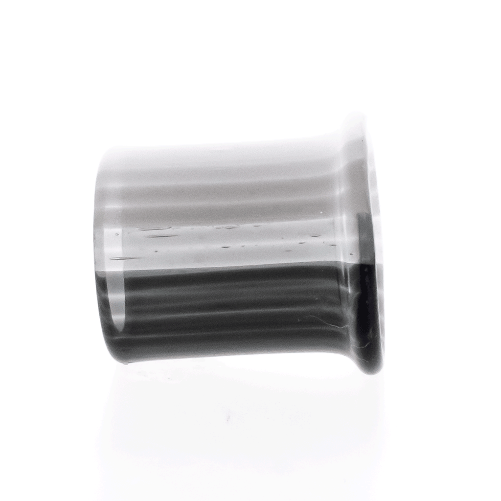 Pair Tuxedo Glass Single Flare Tunnel | | Wiccan Center
