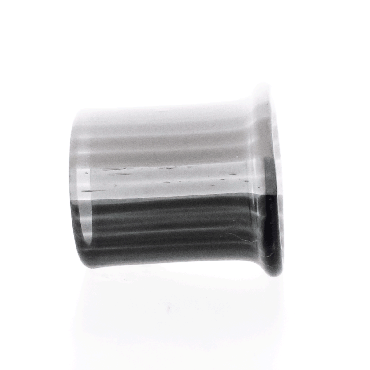 Pair Tuxedo Glass Single Flare Tunnel | | Wiccan Center