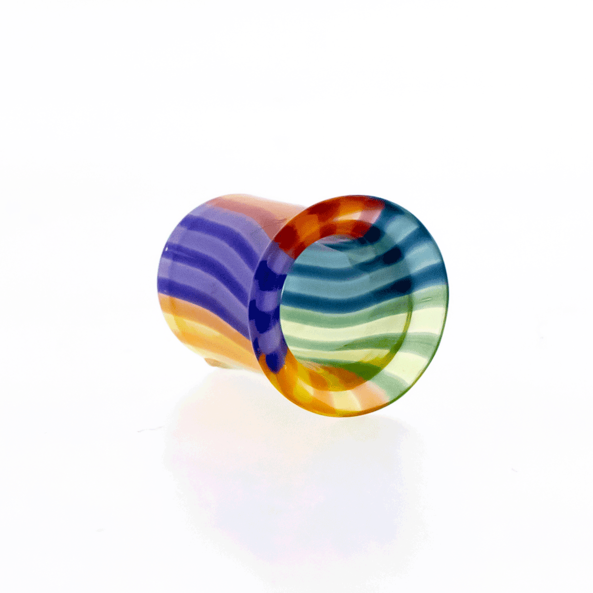 Pair Unicorn Poop Borosilicate Glass Tunnels | | Wiccan Center
