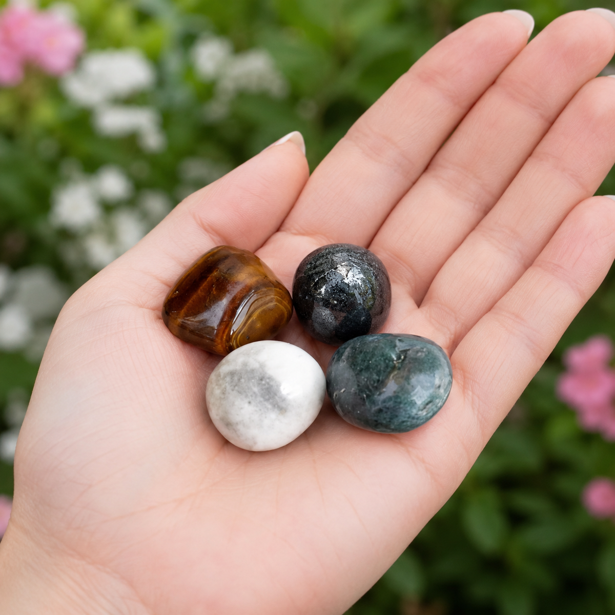GEMINI Zodiac Crystal Kit, Gemini Birthstones Tumbled Stones Set, Gemini Gifts