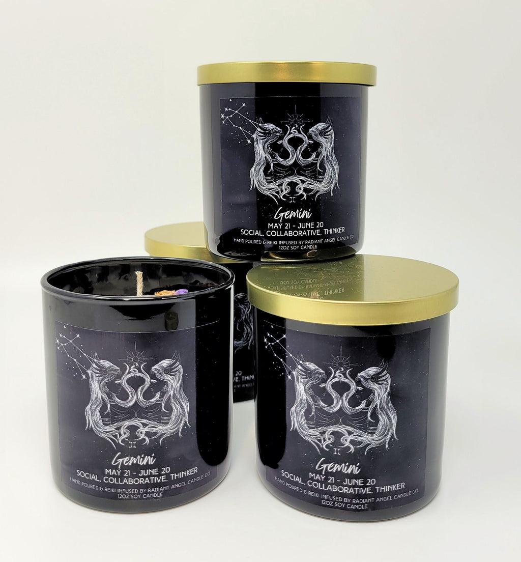 The Zodiac Goddess Line- Scented Crystal Candles | Candle | Wiccan Center