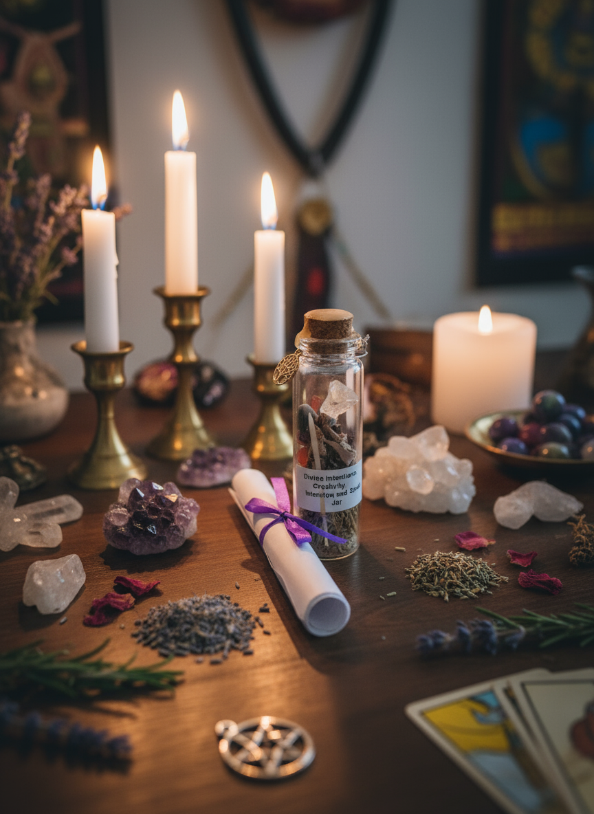 Creativity Intention Spell Jar | Spell Jar | Wiccan Center
