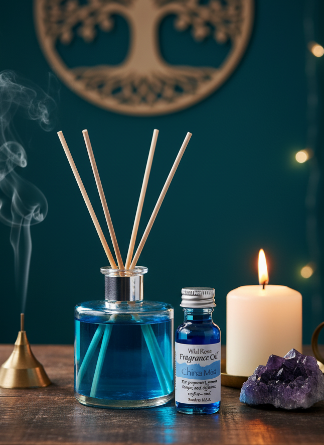 Moonlight Rose China Mist Fragrance Oil for Luxurious Aromatherapy | | Wiccan Center