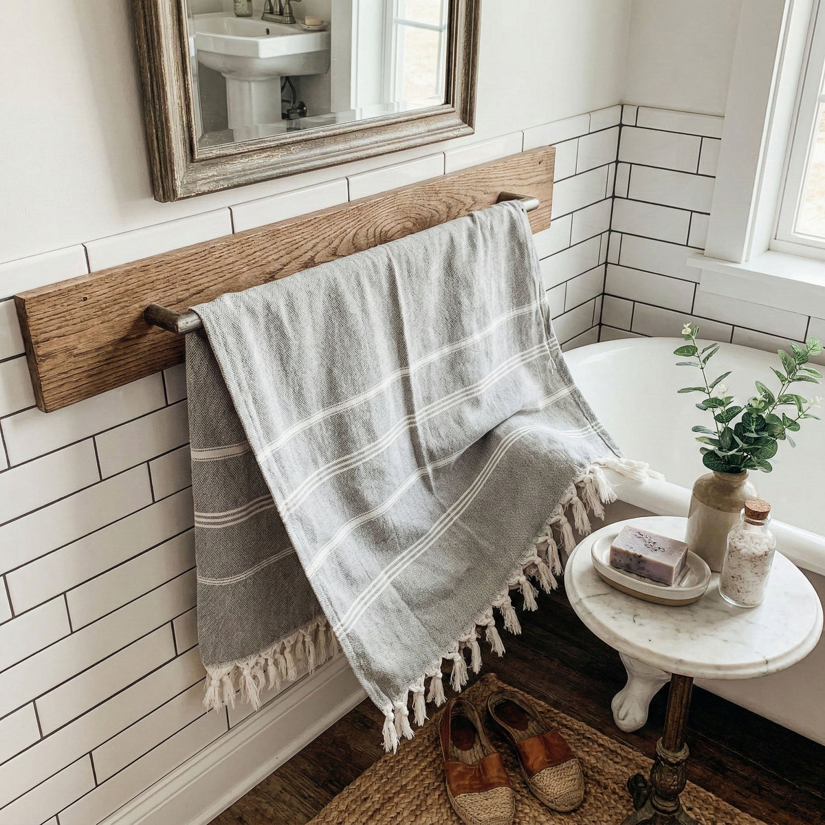 Haley Stripe Towel 180GSM | | Wiccan Center