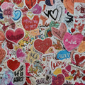 Heart & Love Sticker (20-25 Pack) | Accessories | Wiccan Center