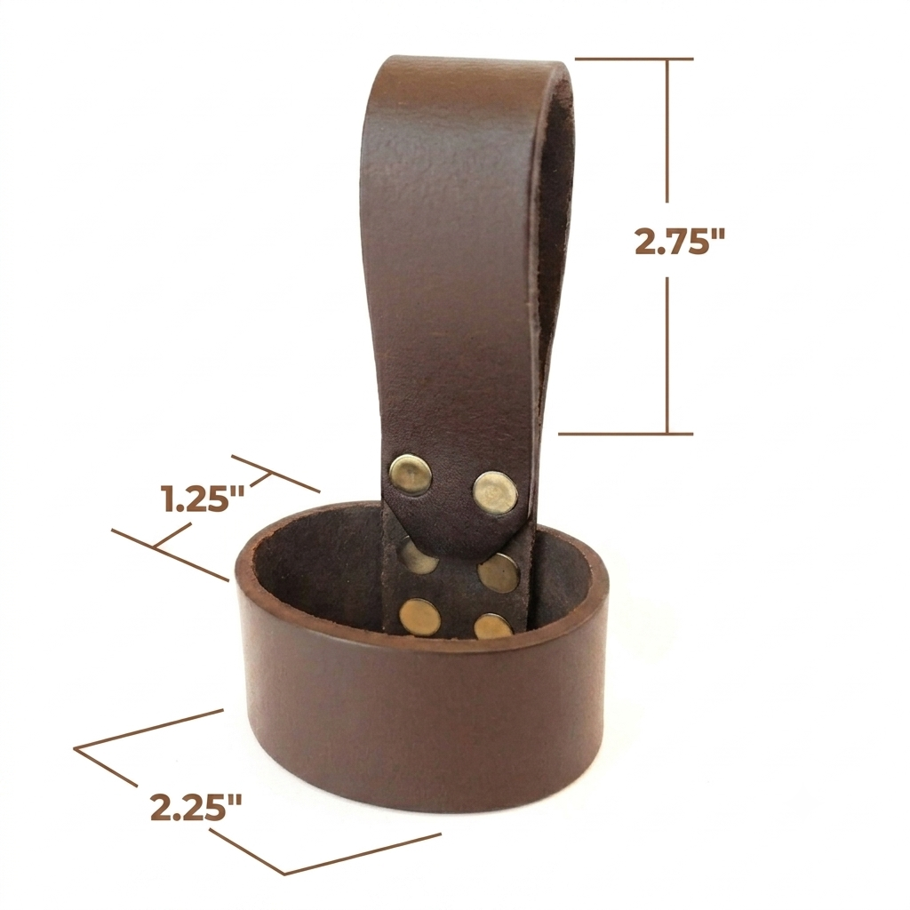 Leather Axe Holster – Handmade Belt Sheath