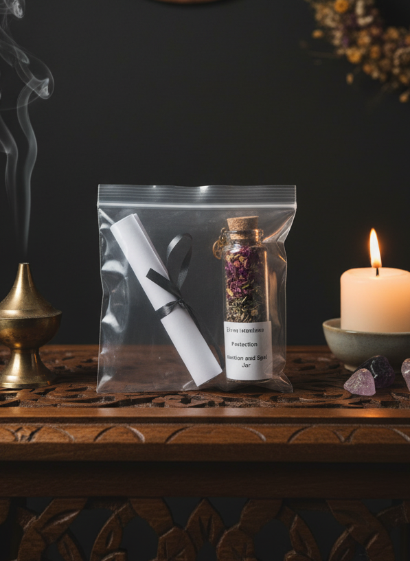 Protection Spell Jar for Spiritual Safety and Energy Shielding | Spell Jar | Wiccan Center