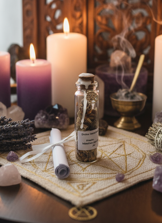 Health Intention Spell Bottle | Spell Jar | Wiccan Center