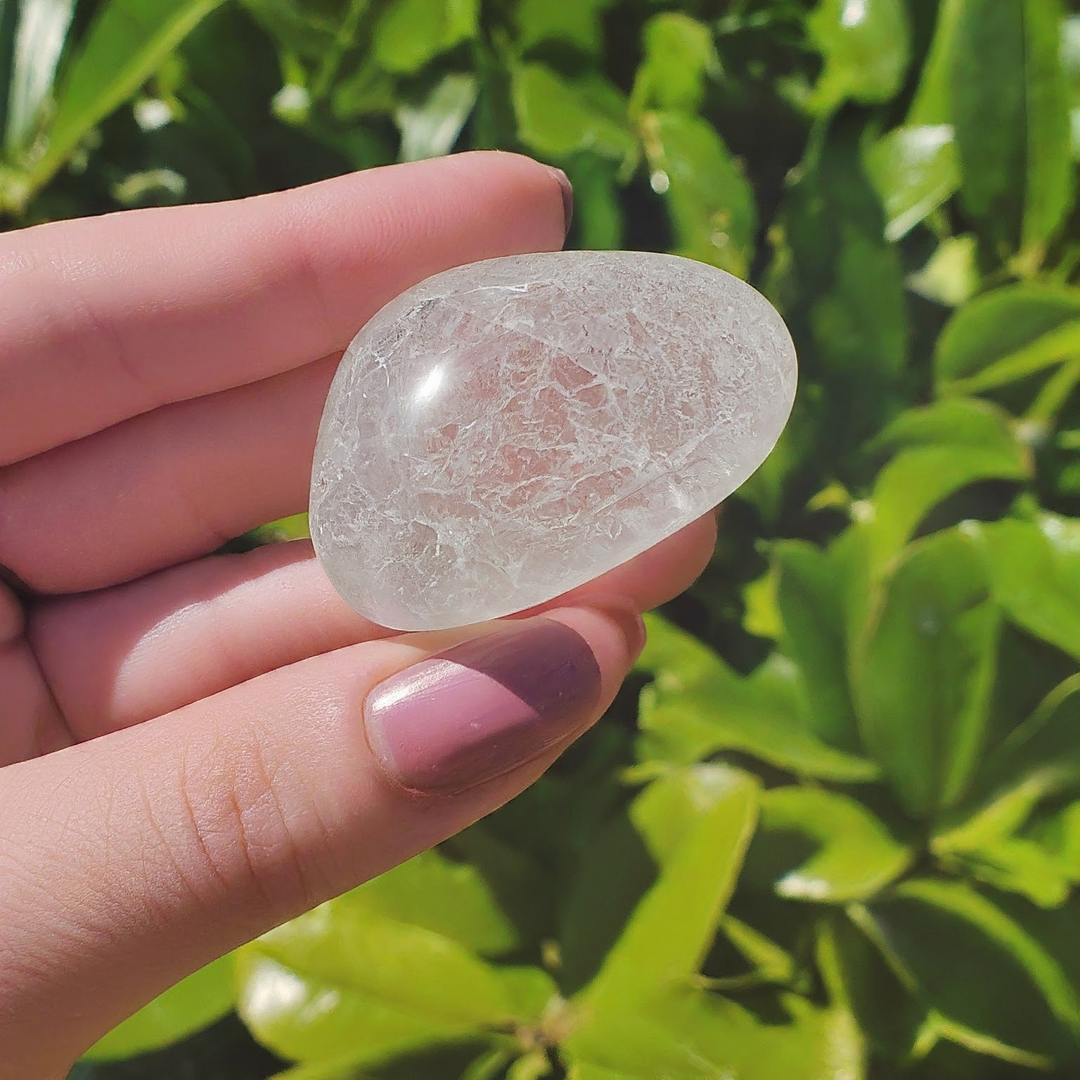 Crackle Quartz Tumbled | Tumbled Gemstone | Wiccan Center