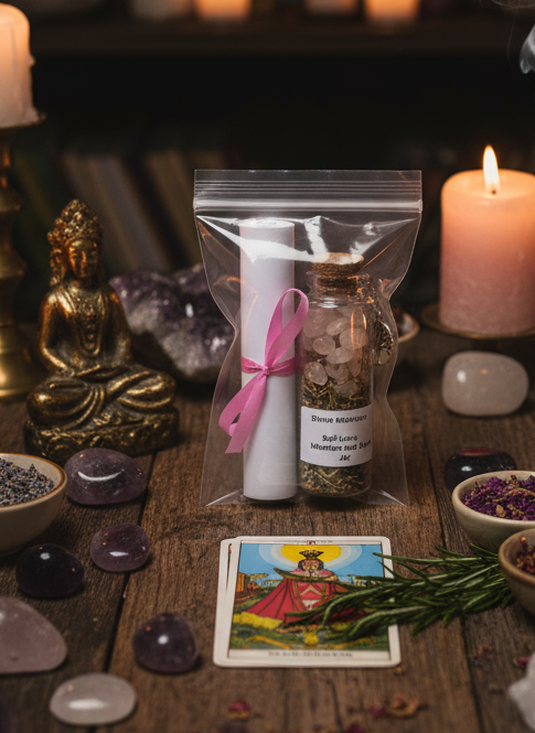 Self-Love Intention Spell Jar for Empowering Self-Care and Positive Vibes | Spell Jar | Wiccan Center