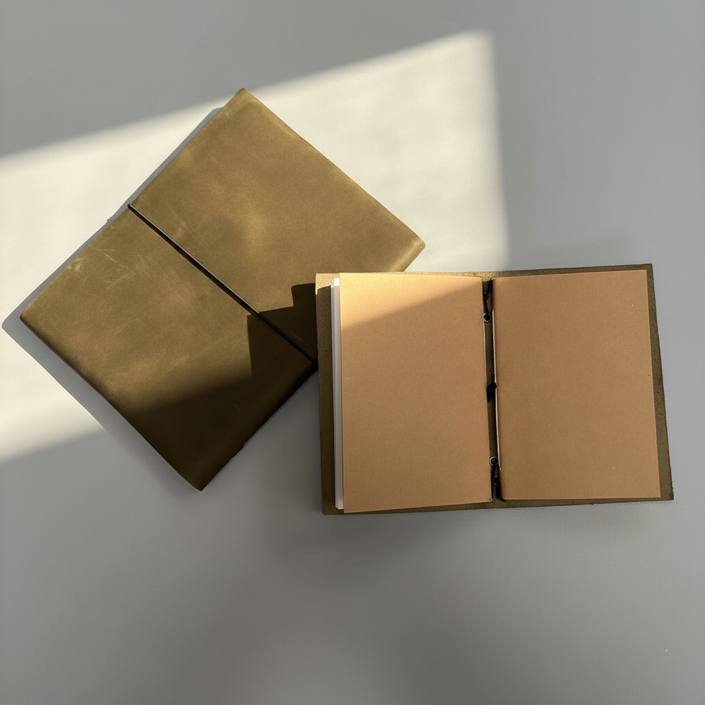 The Artisan Traveler’s Leather Folio | Journal | Wiccan Center