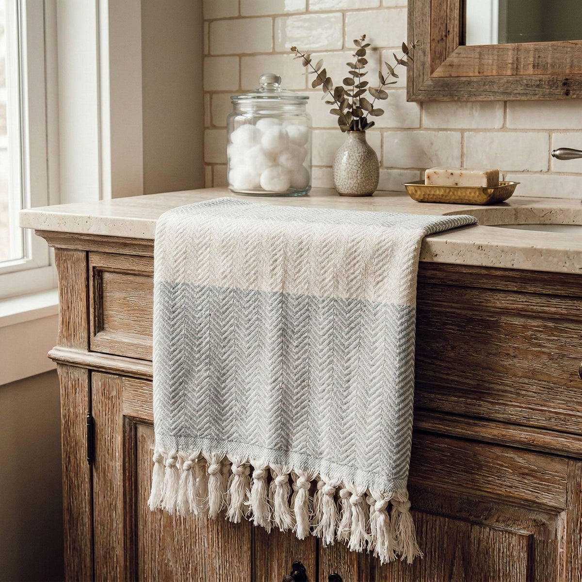 Chevron Towel 200 GSM | Towels | Wiccan Center