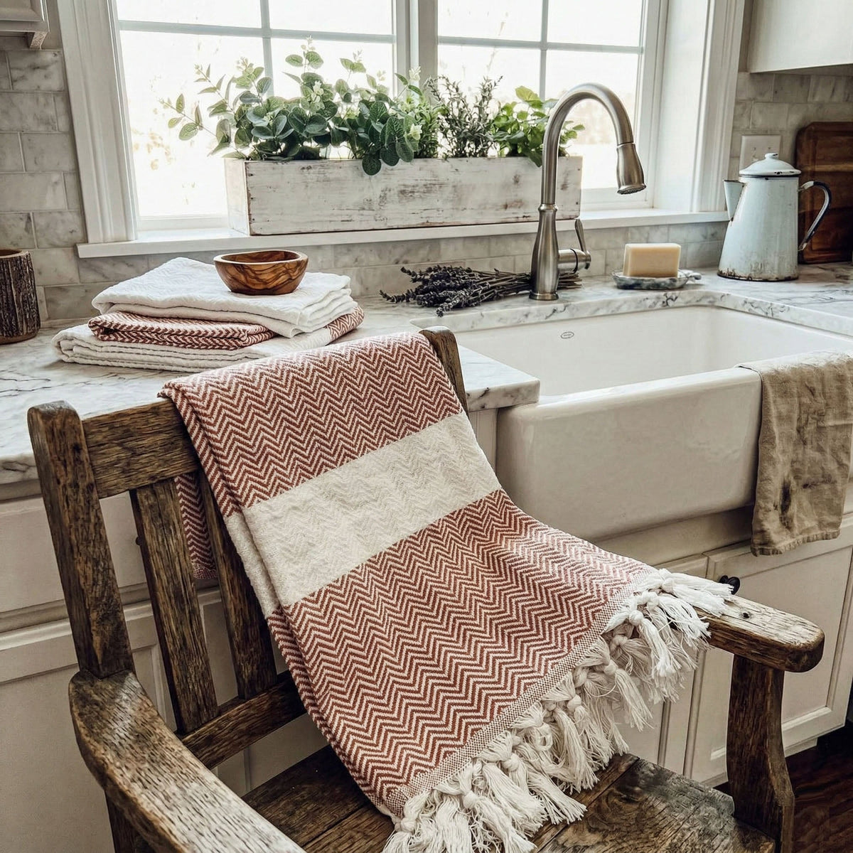 Chevron Towel 200 GSM | Towels | Wiccan Center