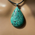 African Turquoise Drop Necklace | Jewelry-Necklace | Wiccan Center