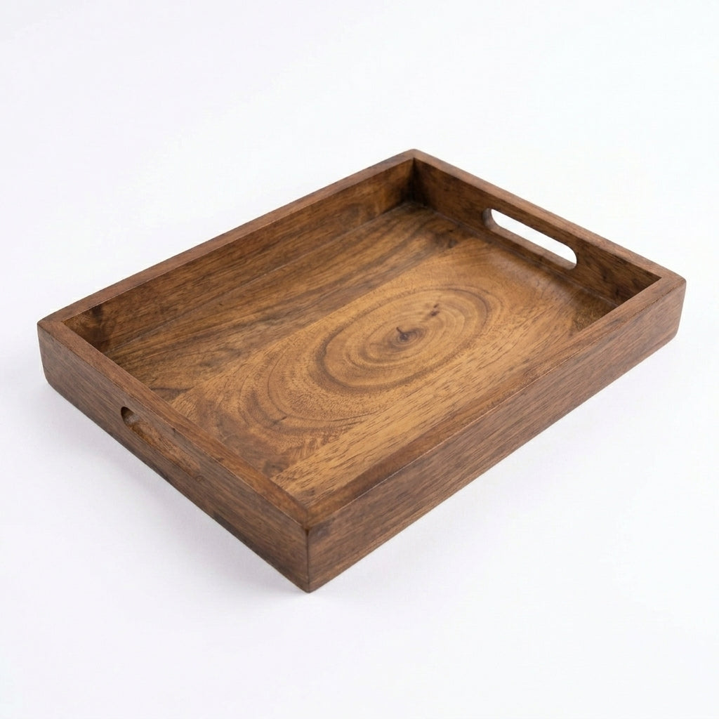 Rectangular Mango Wood Serving Tray Medium