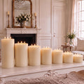 Giant 6 Inch Wide White Beeswax 4 Wick Candles 7 Sizes | Candles | Wiccan Center