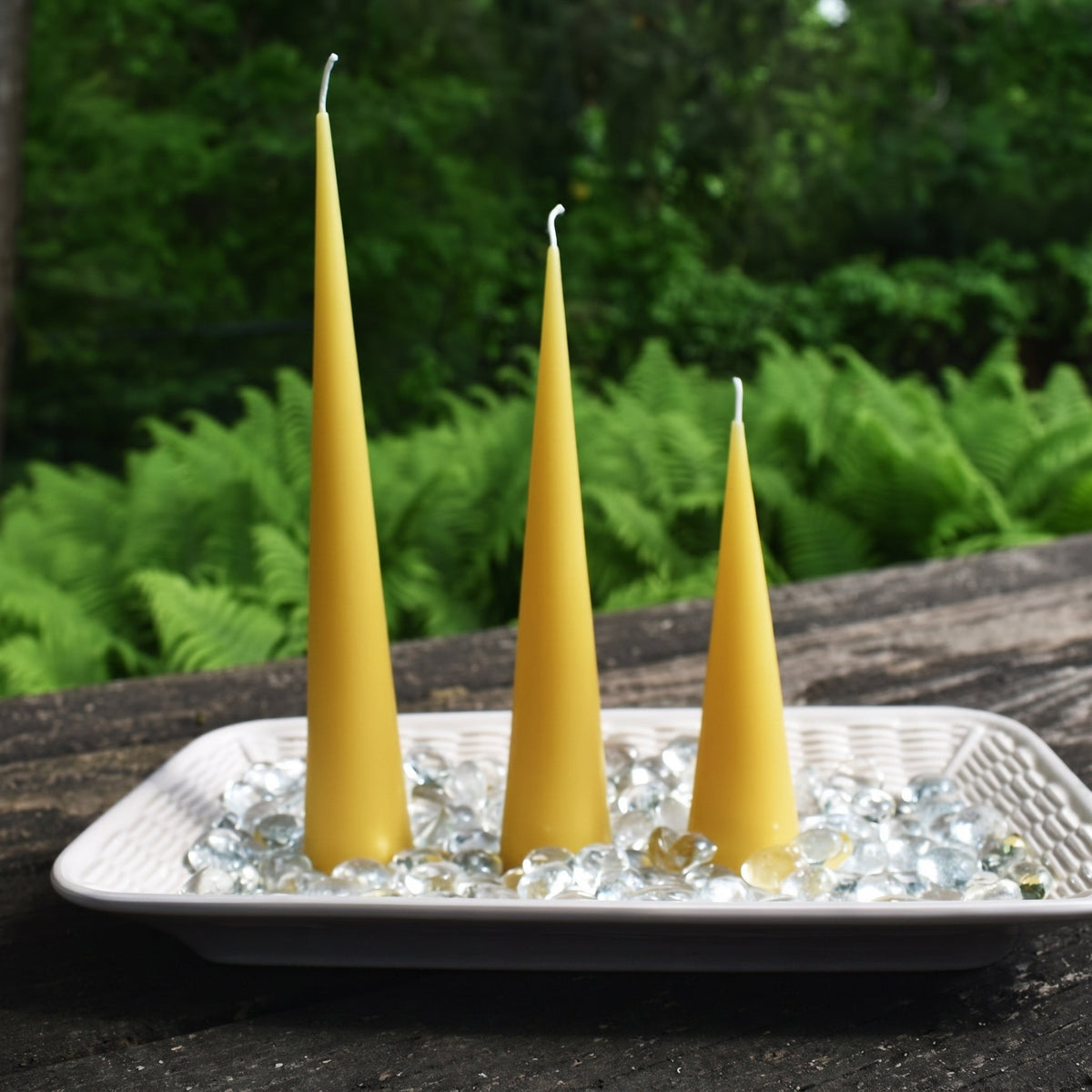 Beeswax Cone Candle Set | Candles | Wiccan Center