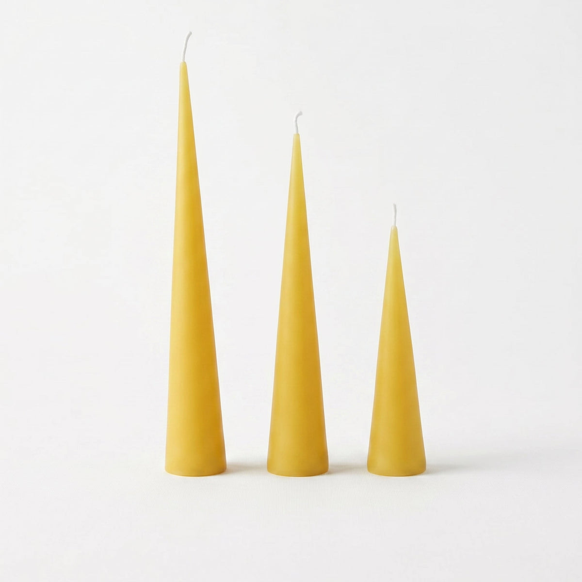 Beeswax Cone Candle Set | Candles | Wiccan Center